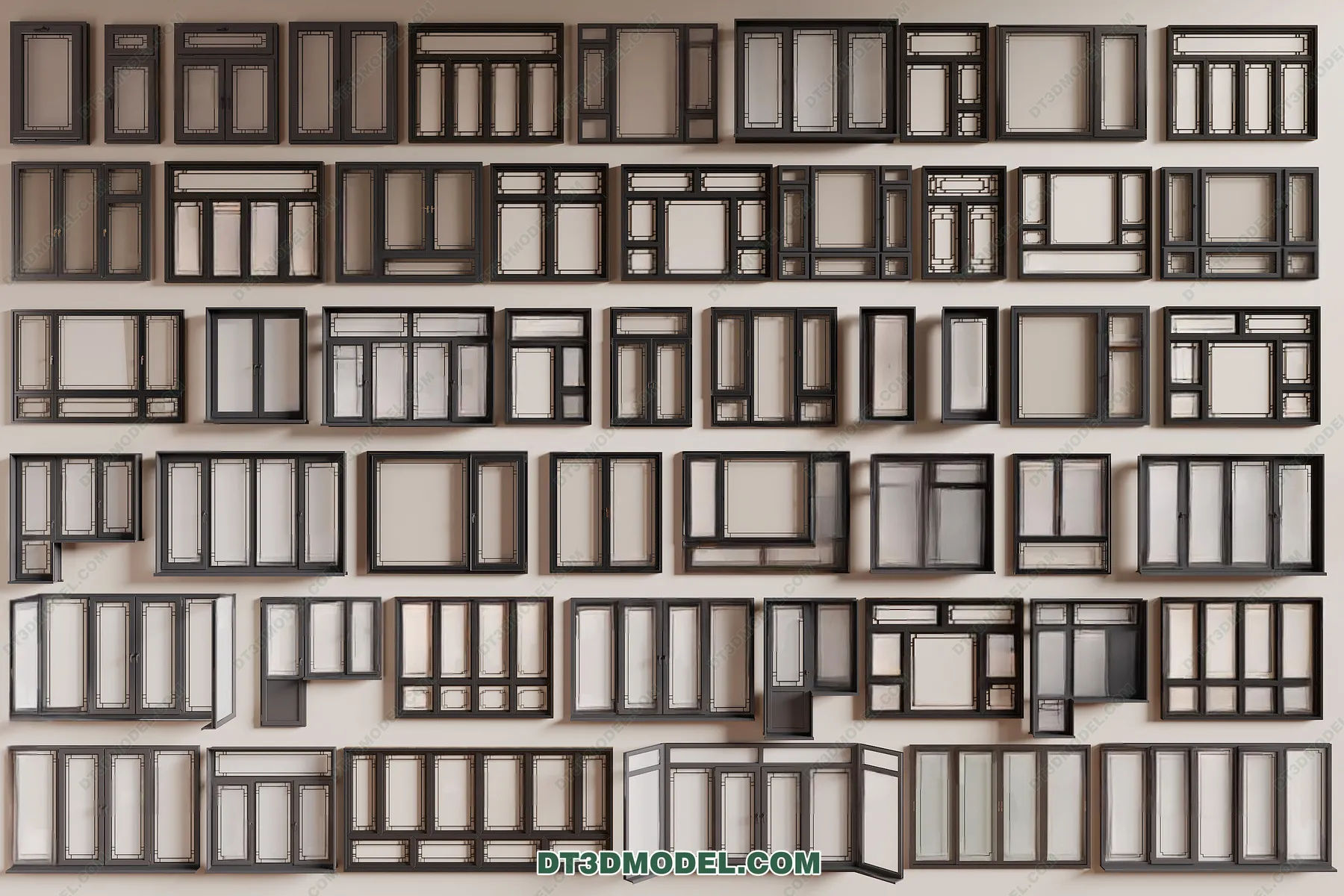 Windows 3D Blocks - 3D Model - 055