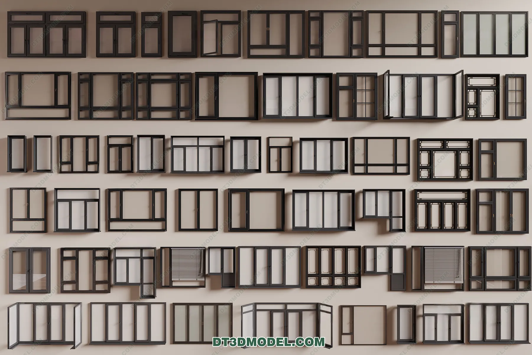 Windows 3D Blocks - 3D Model - 056