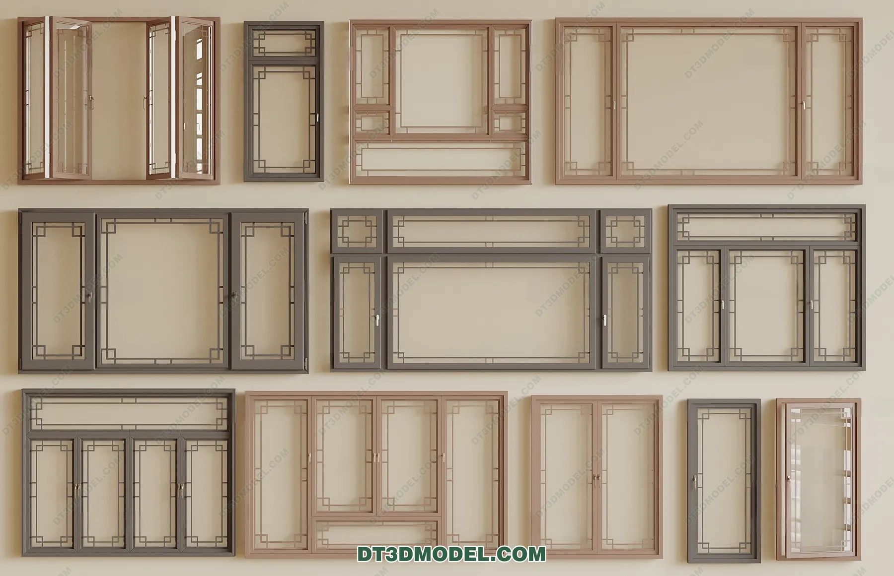 Windows 3D Blocks - 3D Model - 074