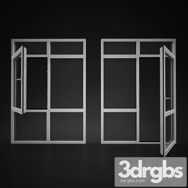 Windows and Doors Elvial 3D Model Free