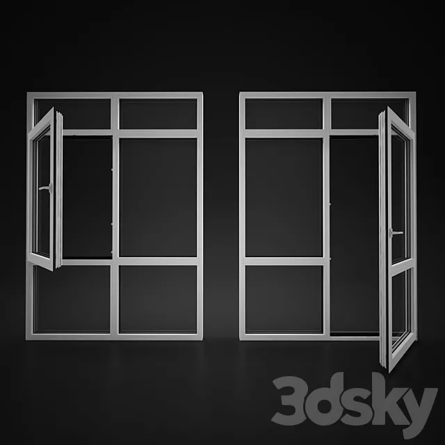 Windows and doors Elvial 3DModel