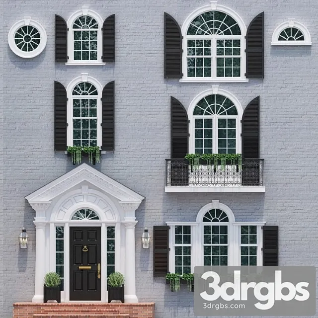 Windows and doors in the style of english classics 1