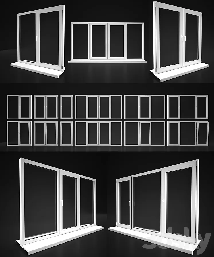Windows Elvial 3D Model