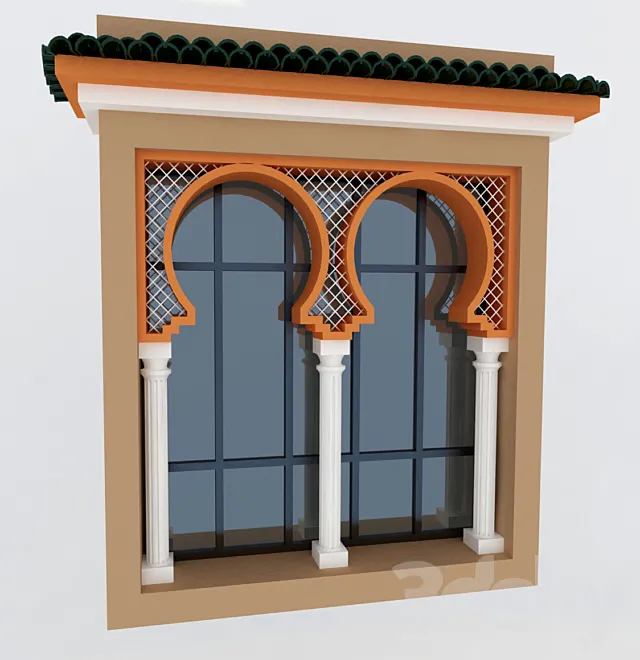 windows mauresque 3D Model