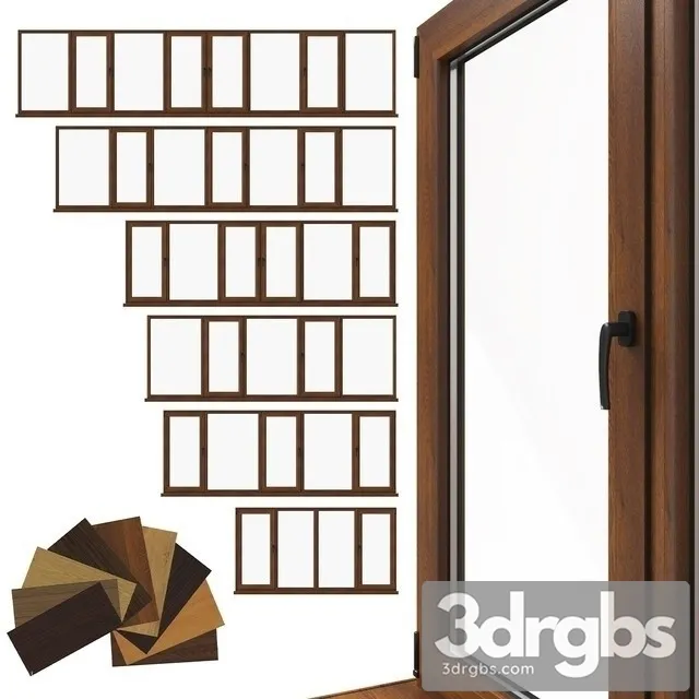 Windows Set 2 3D Model Free