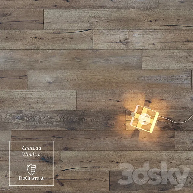 Windsor Chateau wooden floor by DuChateau 3DModel