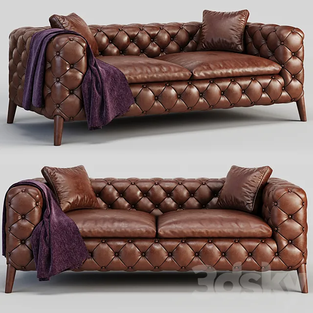 Windsor chesterfield sofa 3DModel