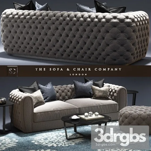 Windsor Sofa 01 3D Model Free