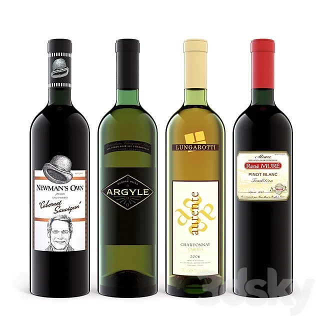Wine 1 3D Model