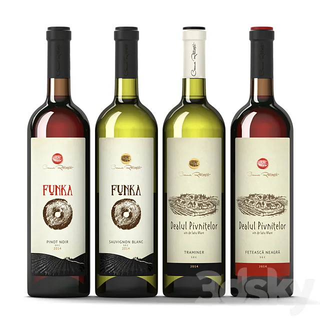 WINE bottle 3DModel