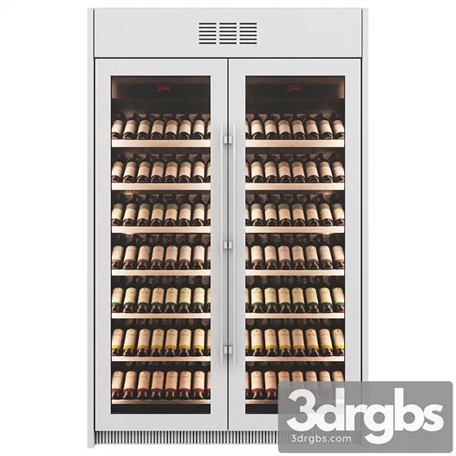 Wine cabinet 2 3D Model Free