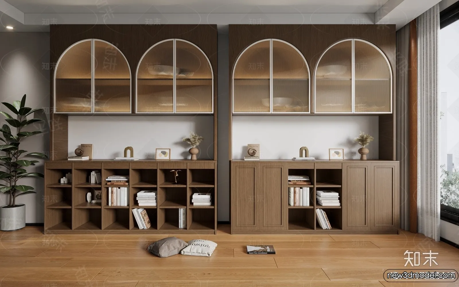 Wine Cabinet 3D Models - 3D Furniture for Interior Design - 018