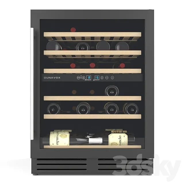 Wine cabinet Dunavox DX51 3D Model