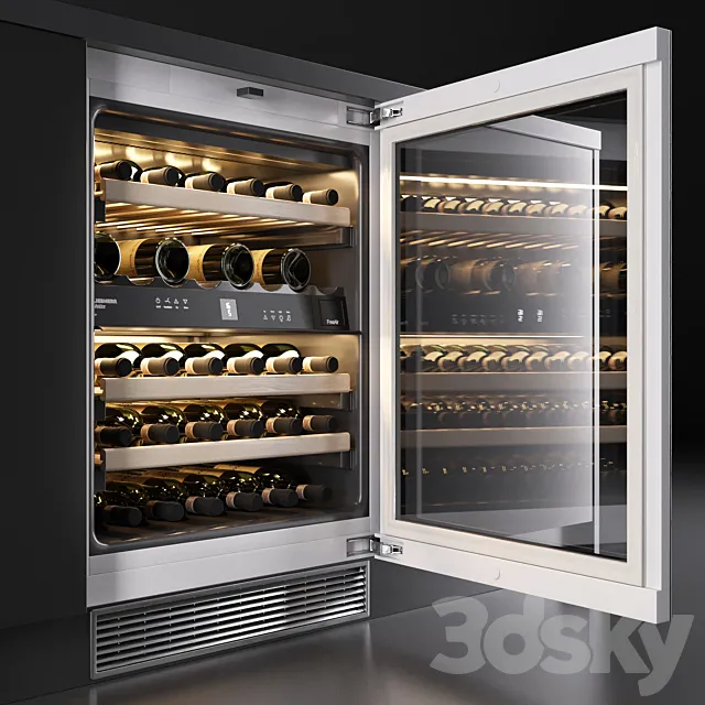 Wine Cabinet Liebherr UWT1682 3D Model