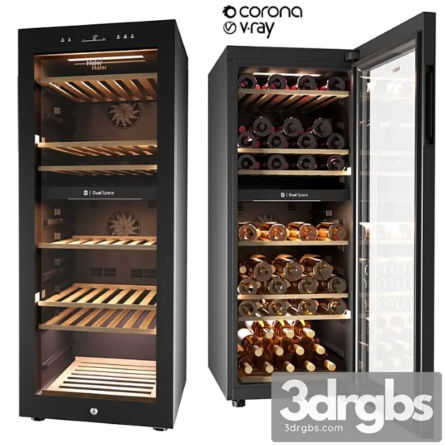 Wine Cabinet Refrigerator Guyer F77gdau1 3D Model Free