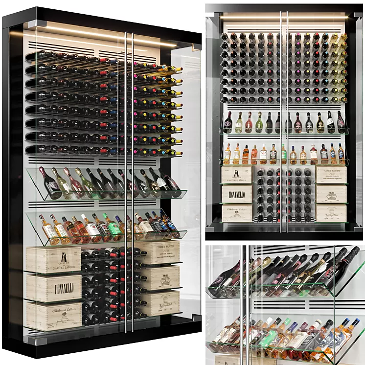 wine cellar 01 3D Model