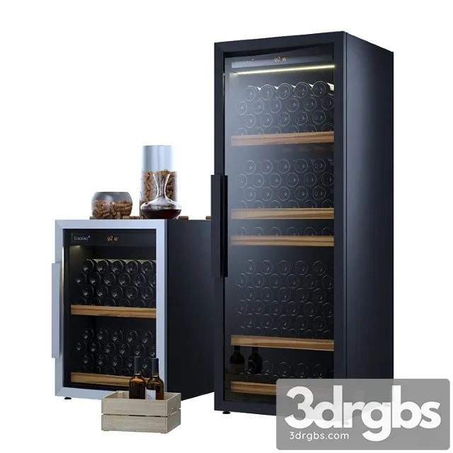 Wine cooler 3D Model Free