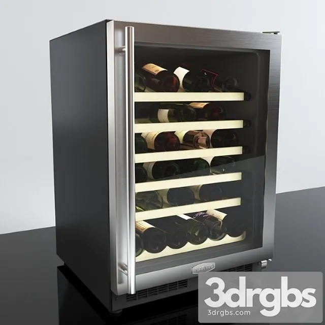 Wine cooler - 61wcm - by marvel 2 3D Model Free