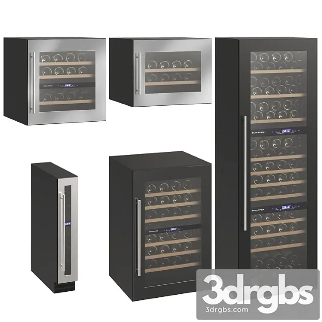 Wine coolers dunavox 2 3D Model Free