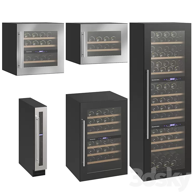 Wine coolers Dunavox 3D Model