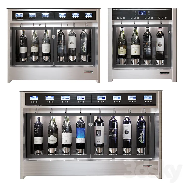 Wine Dispensers 3D Model Free
