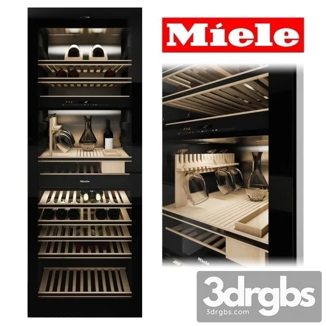 Wine Units Miele 3D Model Free