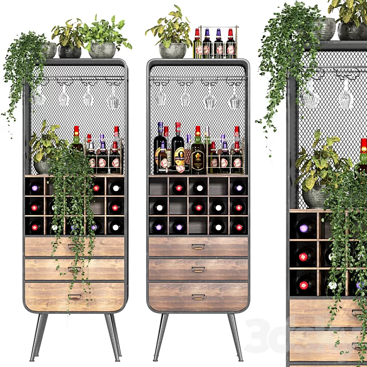 wine_shelf_n1 3D Model