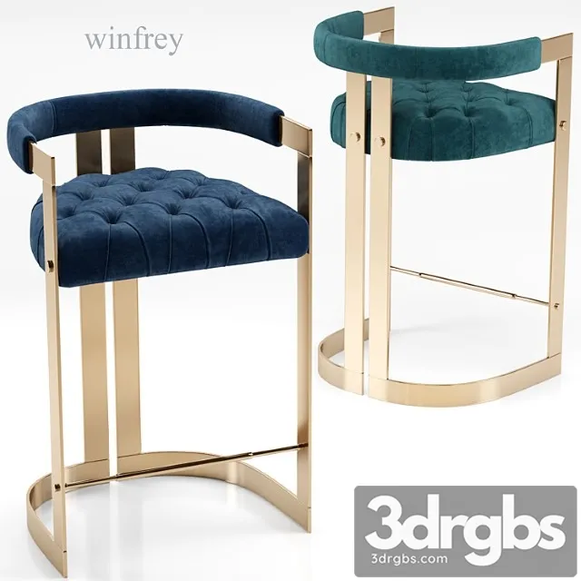 Winfrey Bar Chair Ottiu 3D Model Free