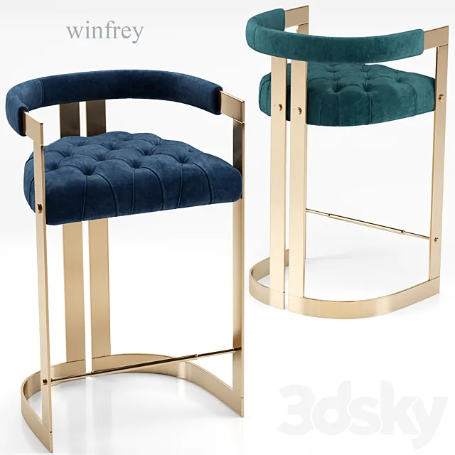 Winfrey bar chair - Ottiu 3DModel