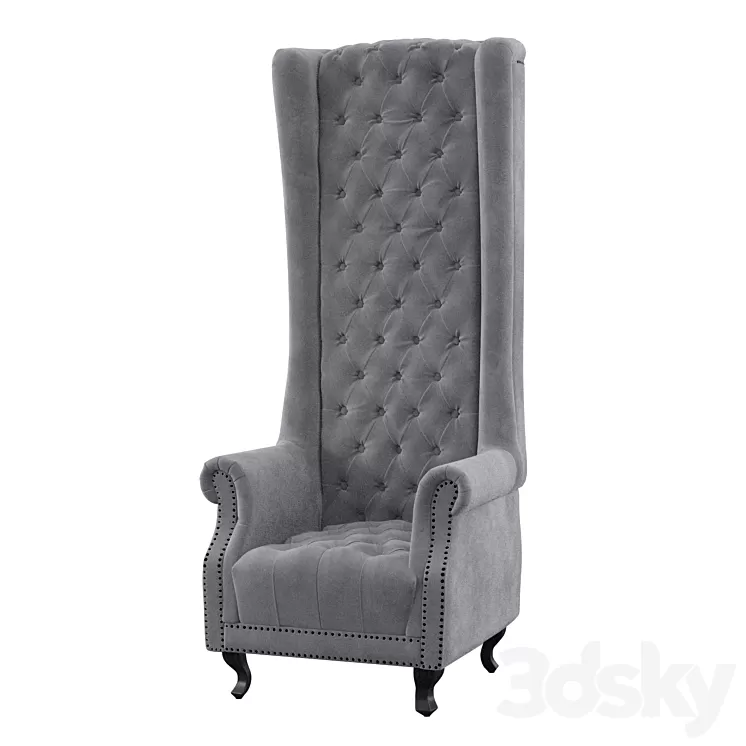 Wingback chair 3D Model