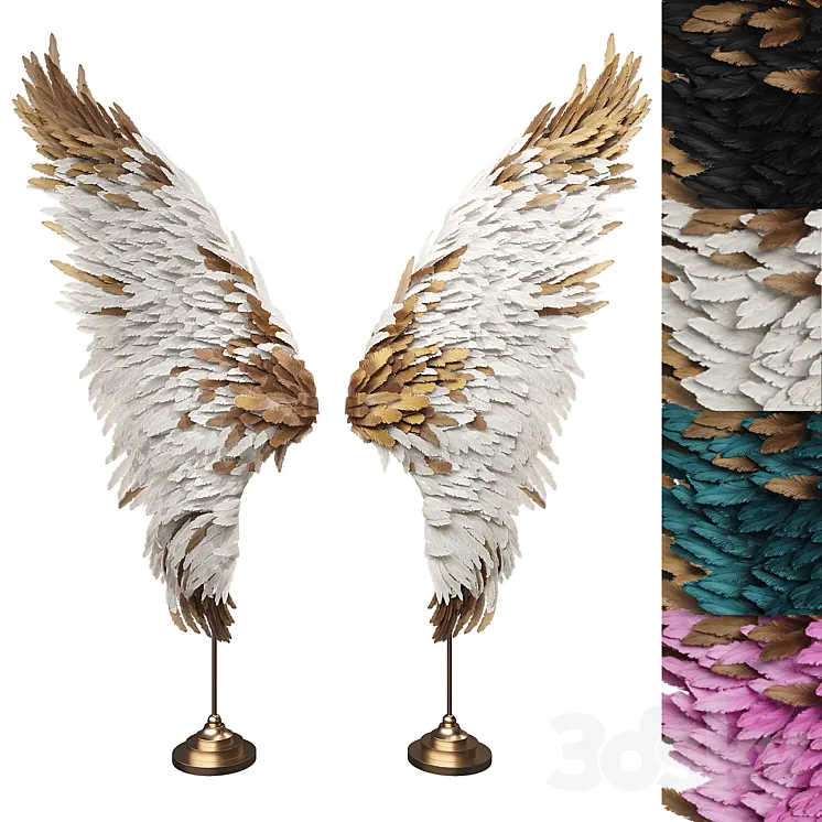 Wings for the photo zone 3D Model Free