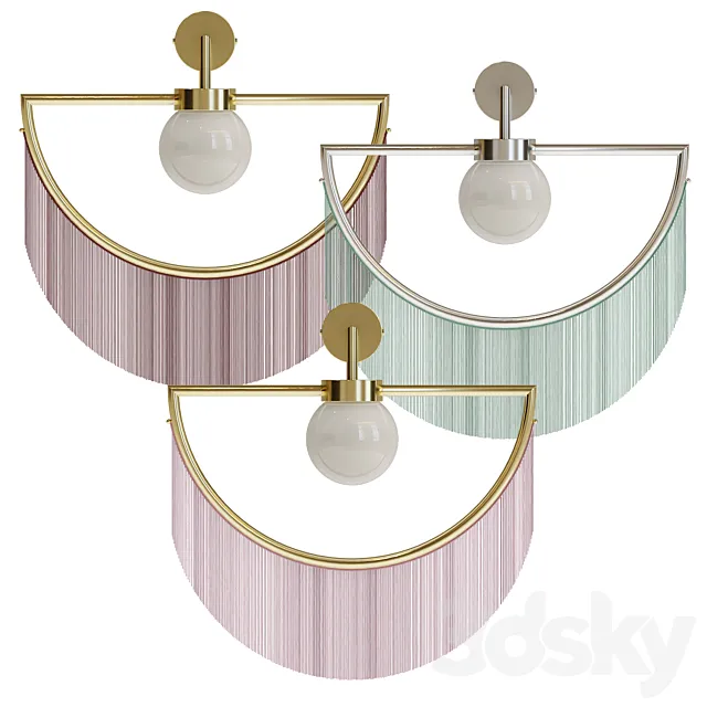 WINK Houtique wall light 3D Model