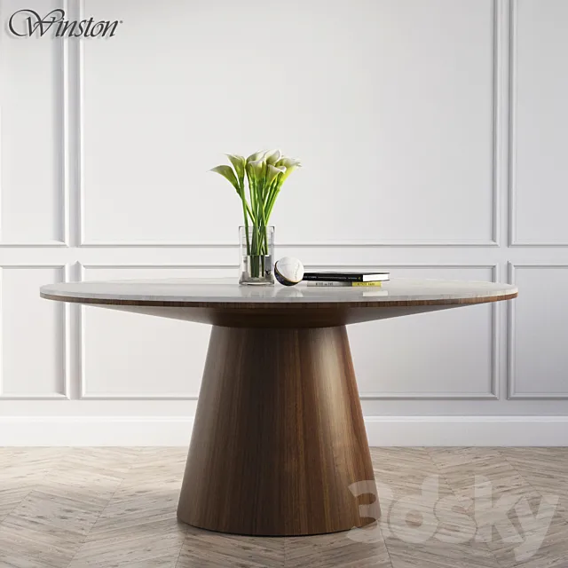Winston Dining Table Sandro 3D Model