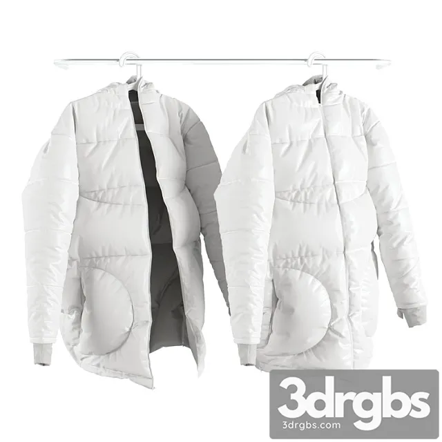 Winter Jacket Sondr on a Hanger 3D Model Free