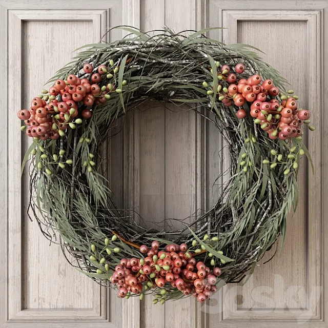 Winter wreath 3DModel