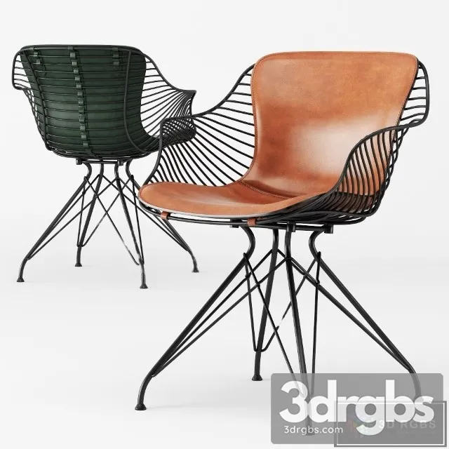 Wire Chair Overgaard Dyrman 3D Model Free