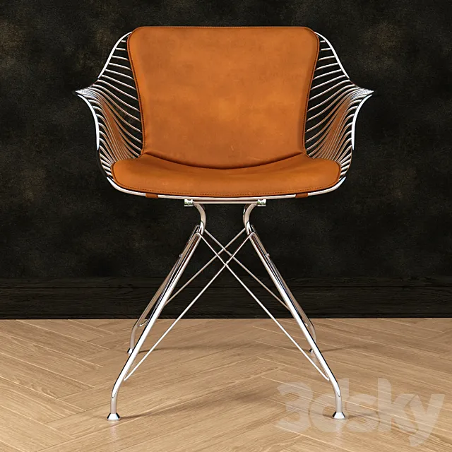 Wire dinning chair 3DModel