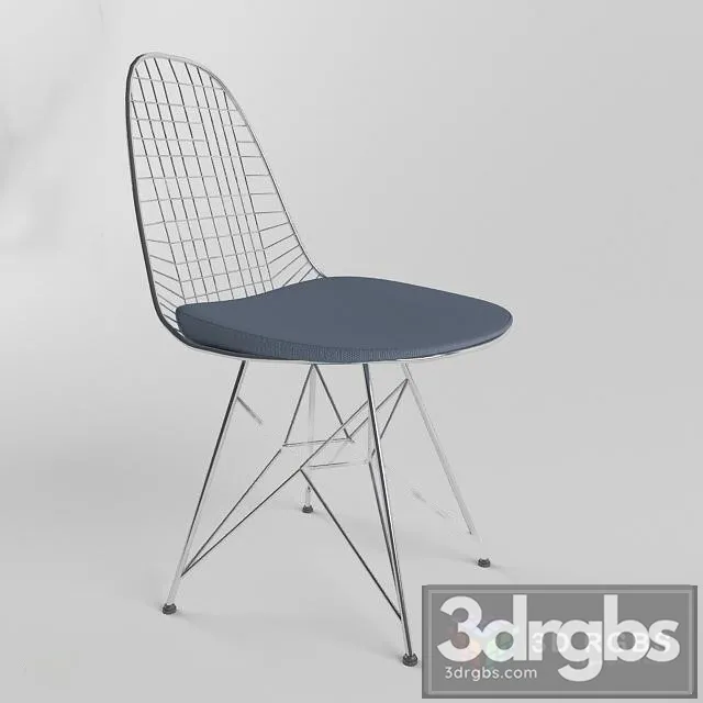 Wire DKR 2 Chair 3D Model Free