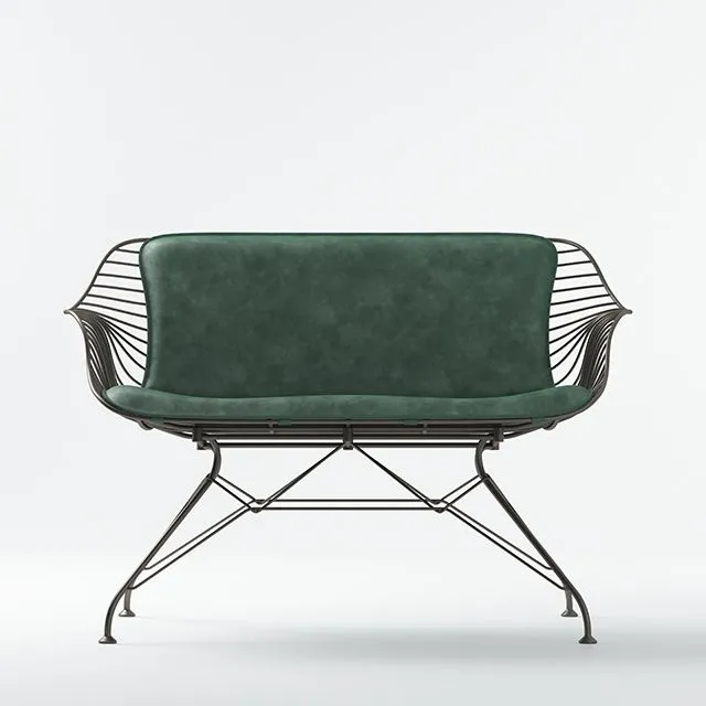 Wire lounge sofa 3D Model