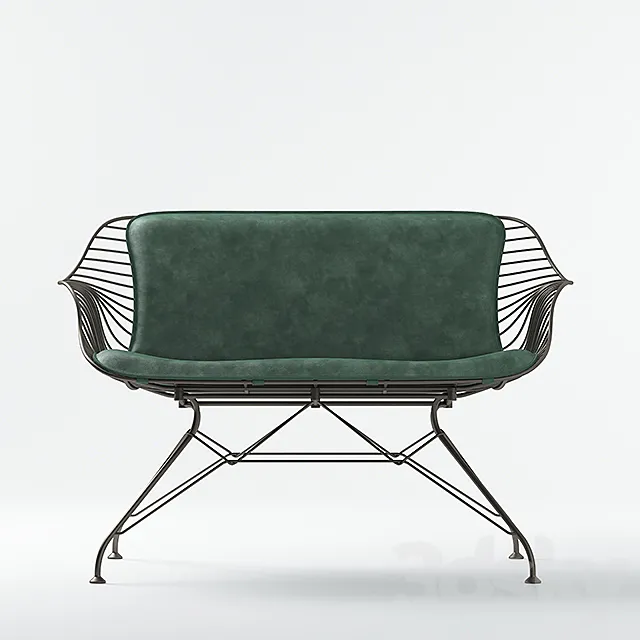 wire lounge sofa 3D Model