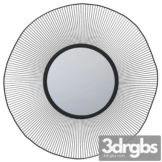 Wire sun mirror spyk la redoute interieurs 3D Model Free