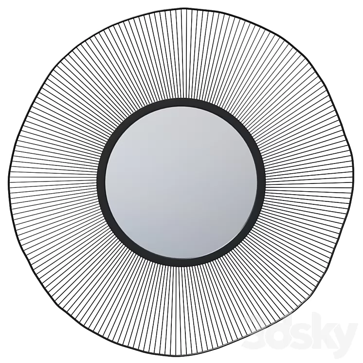 Wire Sun Mirror Spyk LA REDOUTE INTERIEURS 3D Model