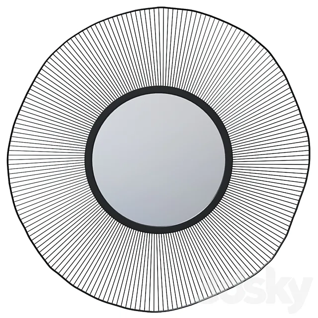 Wire Sun Mirror. Spyk LA REDOUTE INTERIEURS 3DModel