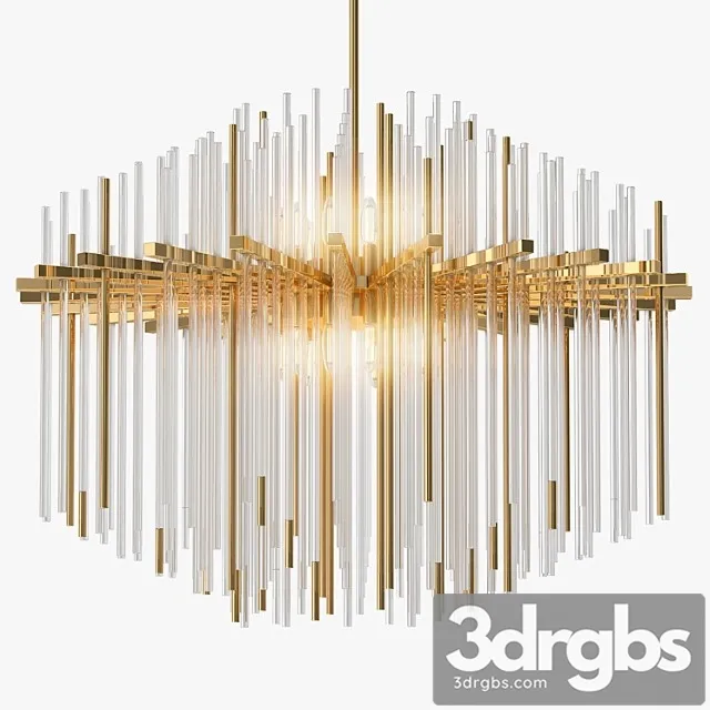 Wired custom lighting strauss chandelier 3D Model Free