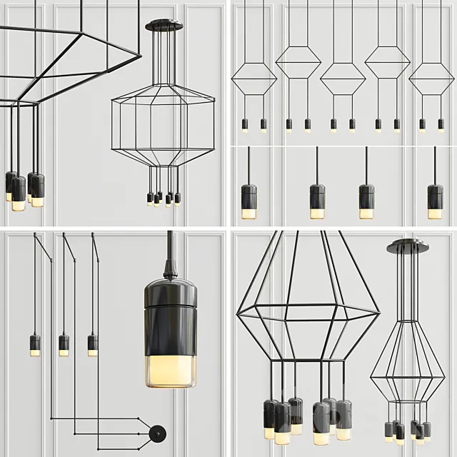 Wireflow Vibia Collection 3D Model