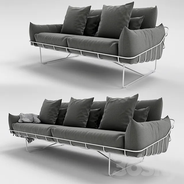 Wireframe Sofa Free Download