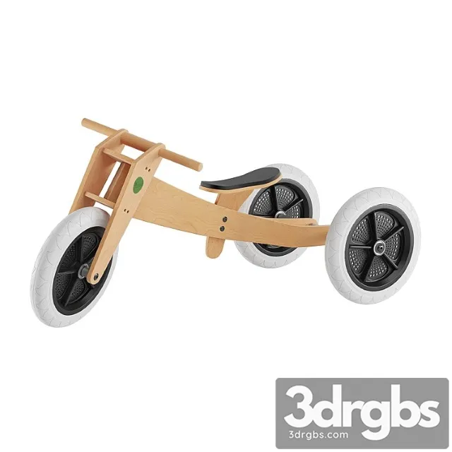 Wishbone bike original 3in1 natural 3D Model Free