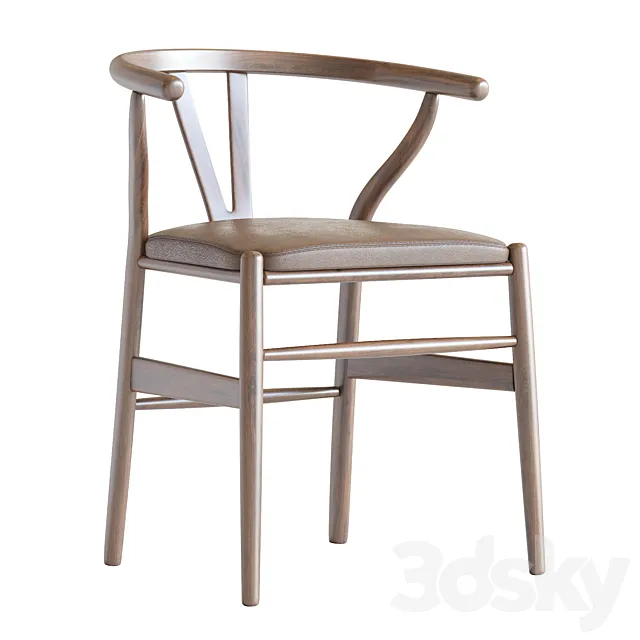 Wishbone chair 3D Model