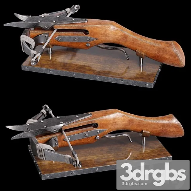 Witcher crossbow 3D Model Free