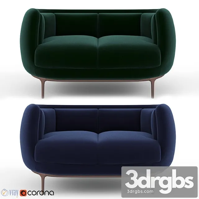 Wittmann vuelta 2 sofa 2 3D Model Free